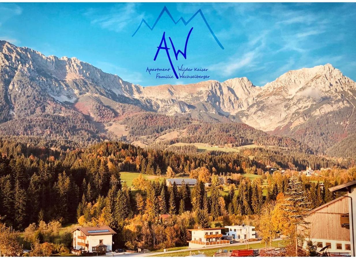 Aw - Apartment Wilder Kaiser Scheffau am Wilden Kaiser Exteriör bild